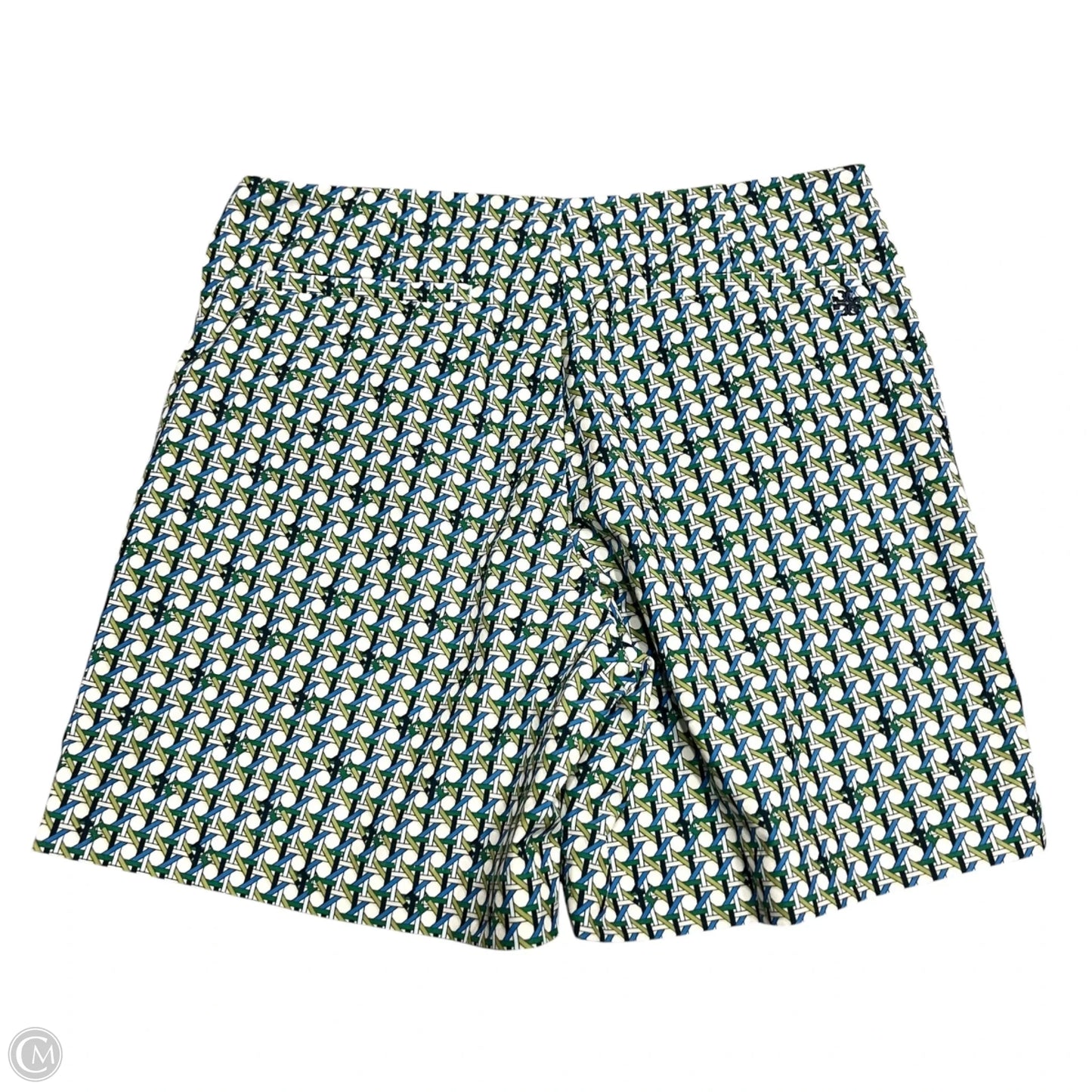 Skort Designer By Tory Burch In Blue & Green, Size: S
