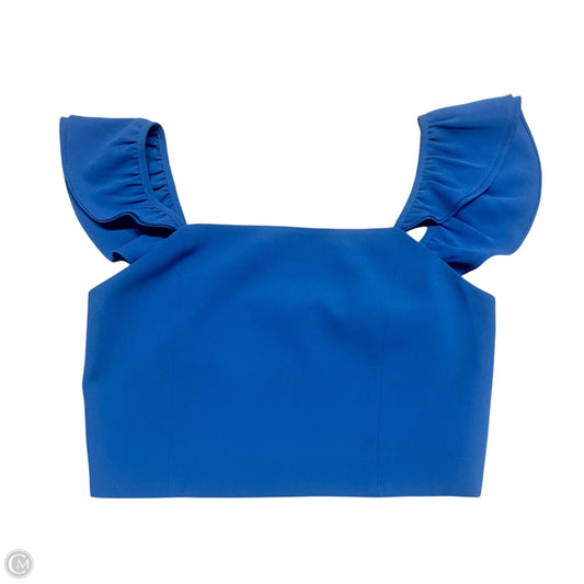Top Sleeveless Designer By Alice + Olivia In Blue, Size: S