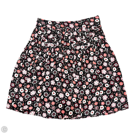 Skirt Designer By Kate Spade In Floral Print, Size: 2