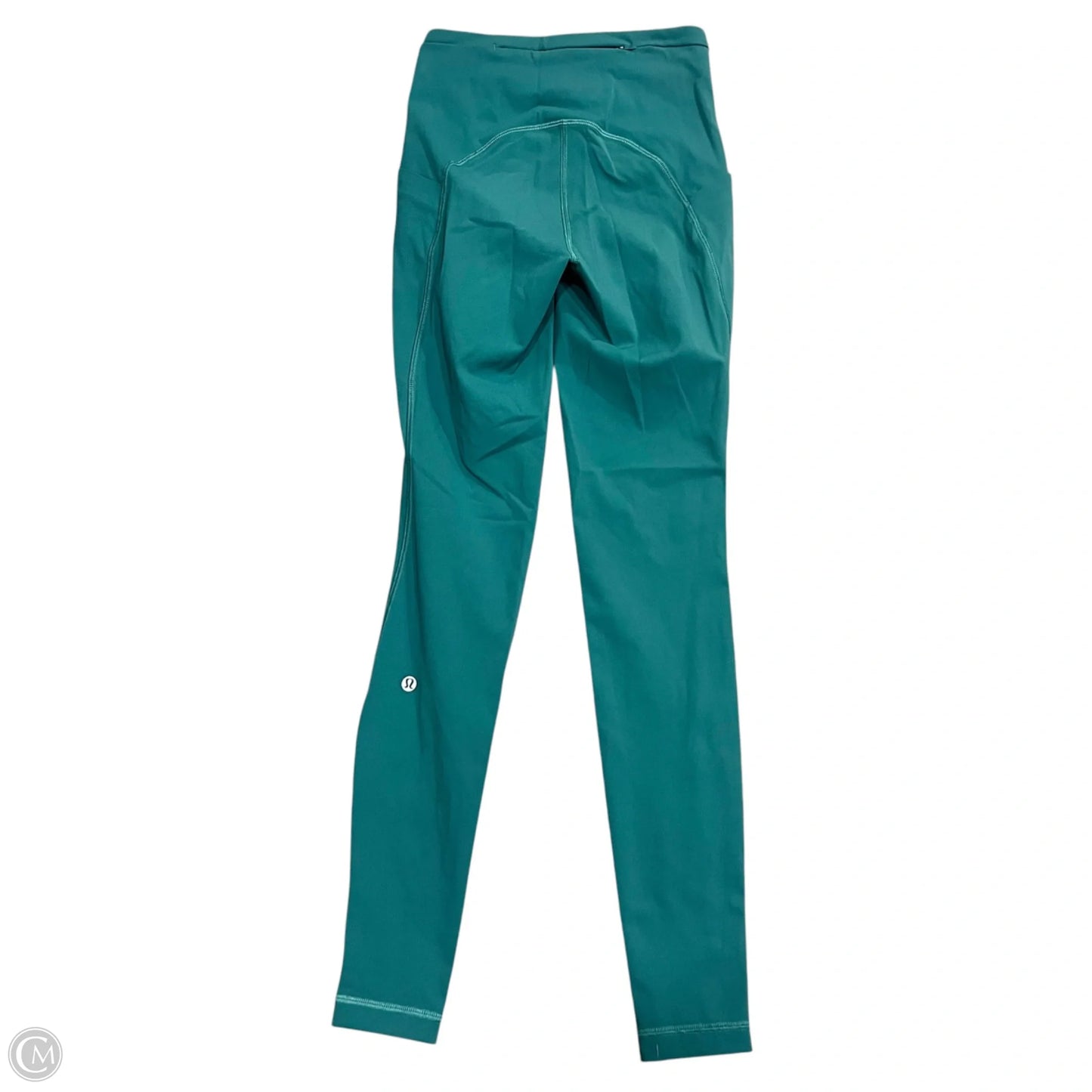 Athletic Leggings By Lululemon In Green, Size: 2