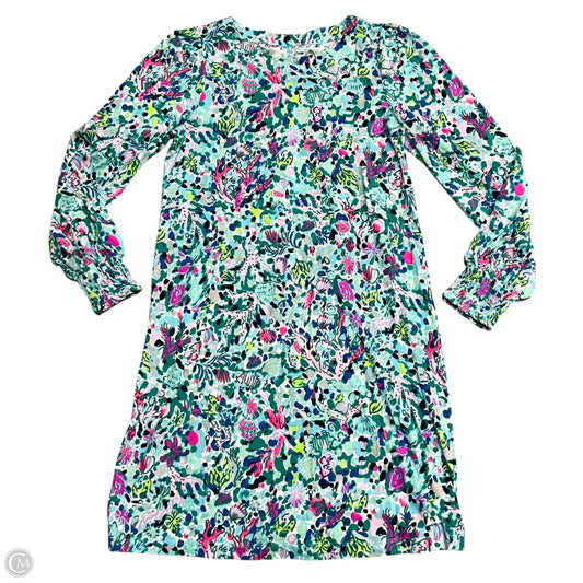 Dress Designer By Lilly Pulitzer In Blue & Green, Size: S