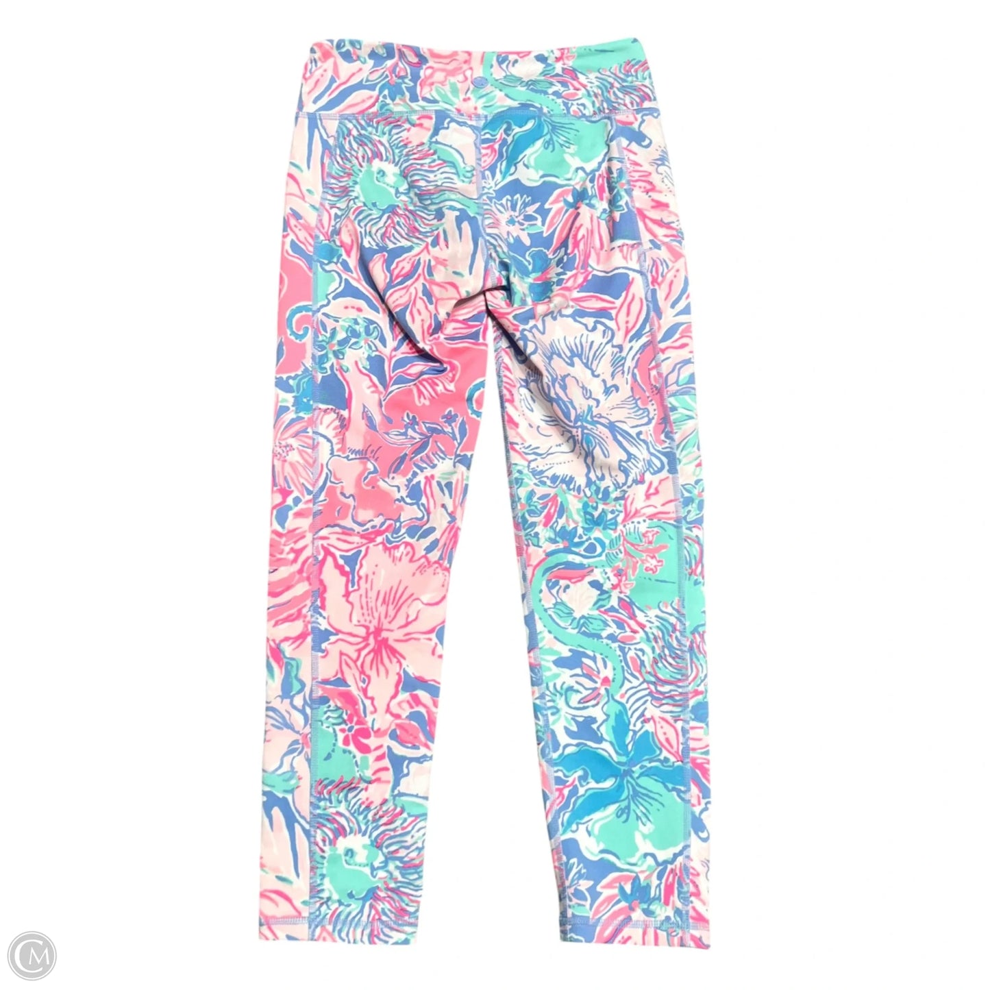 Pants Designer By Lilly Pulitzer In Blue & Pink, Size: S