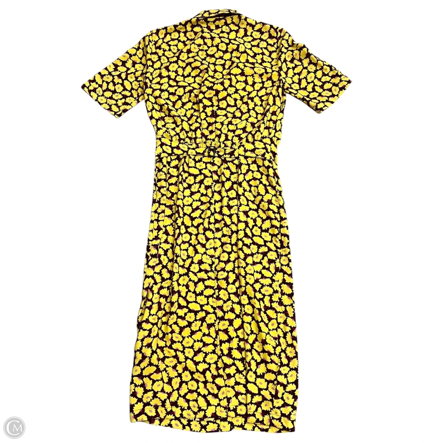 Dress Designer By Kate Spade In Purple & Yellow, Size: S