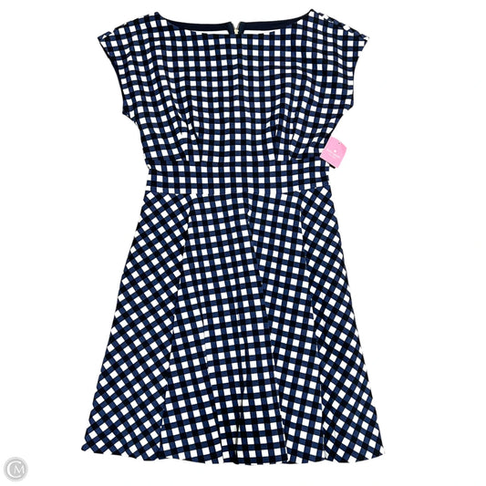 Dress Designer By Kate Spade In Blue & White, Size: M