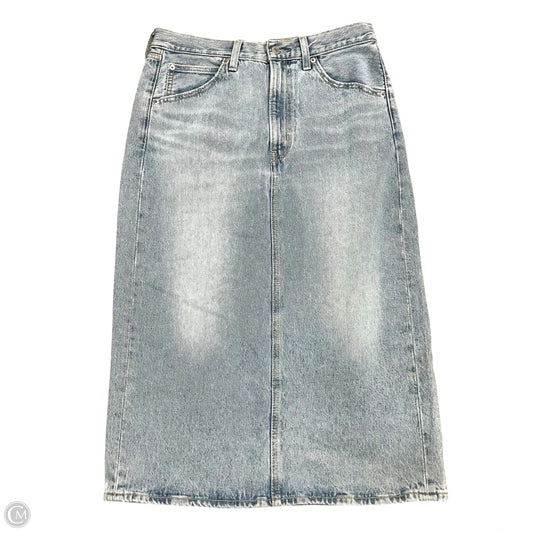 Skirt Maxi By Levis In Blue Denim, Size: 10