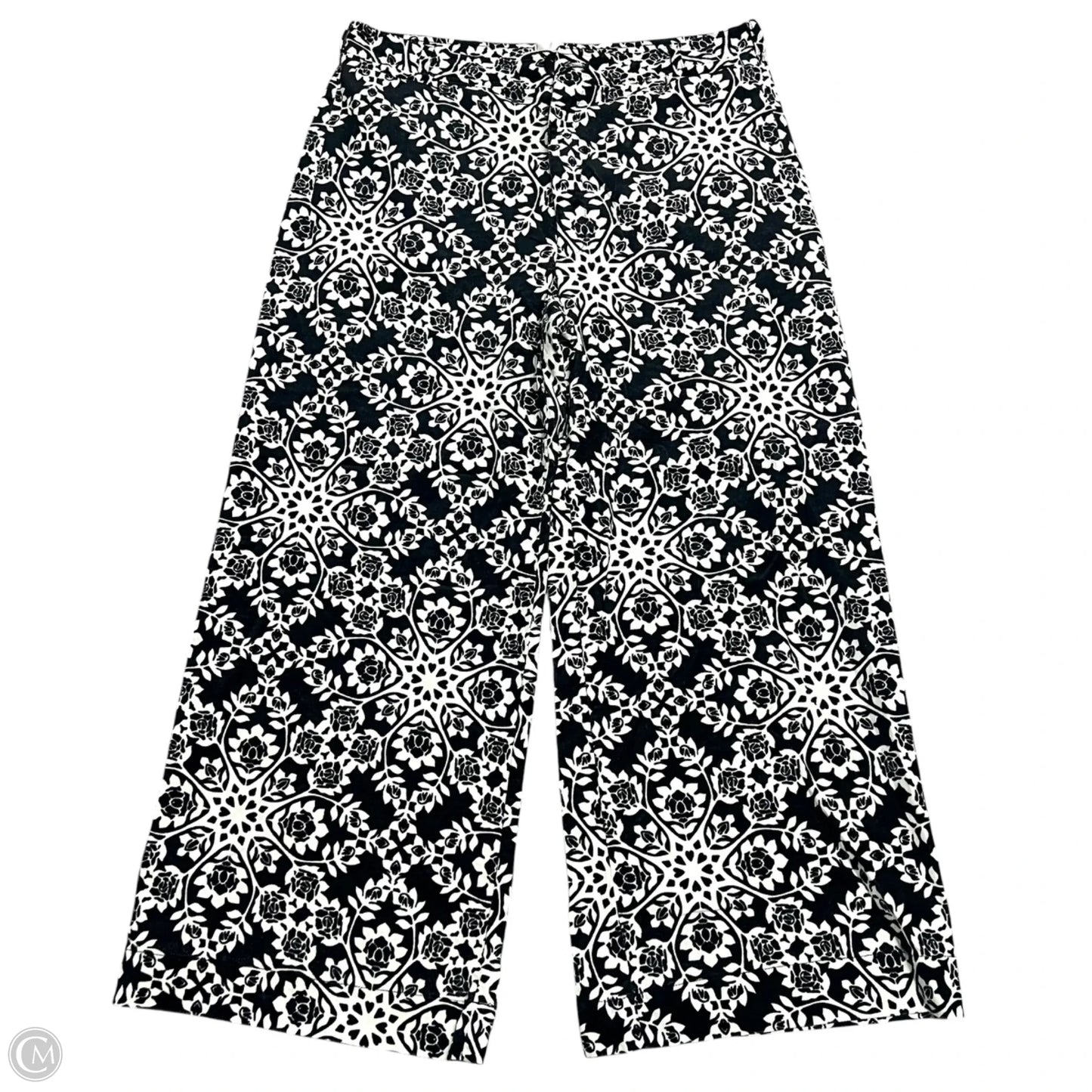 Pants Dress By Maeve In Black & Cream, Size: 18t