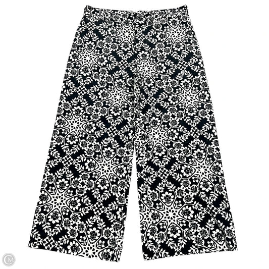 Pants Dress By Maeve In Black & Cream, Size: 18t