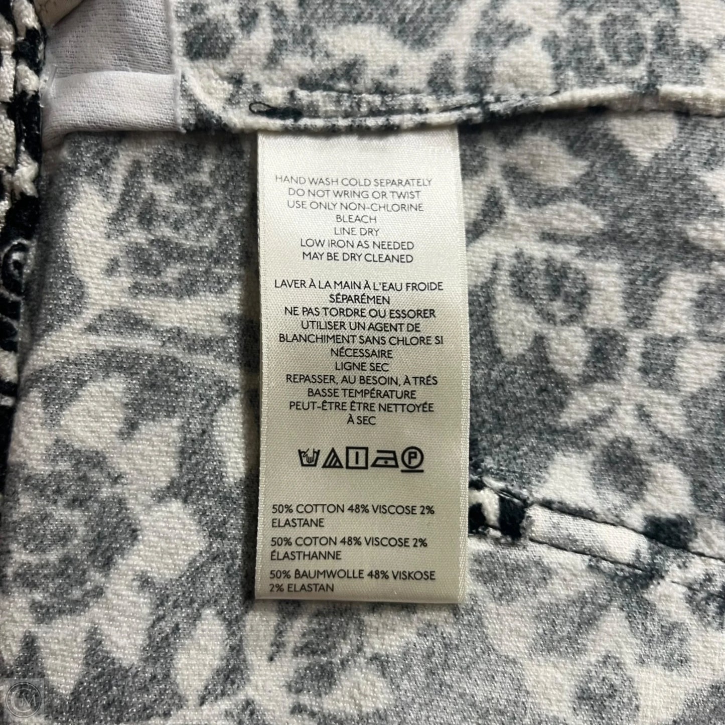 Pants Dress By Maeve In Black & Cream, Size: 18t
