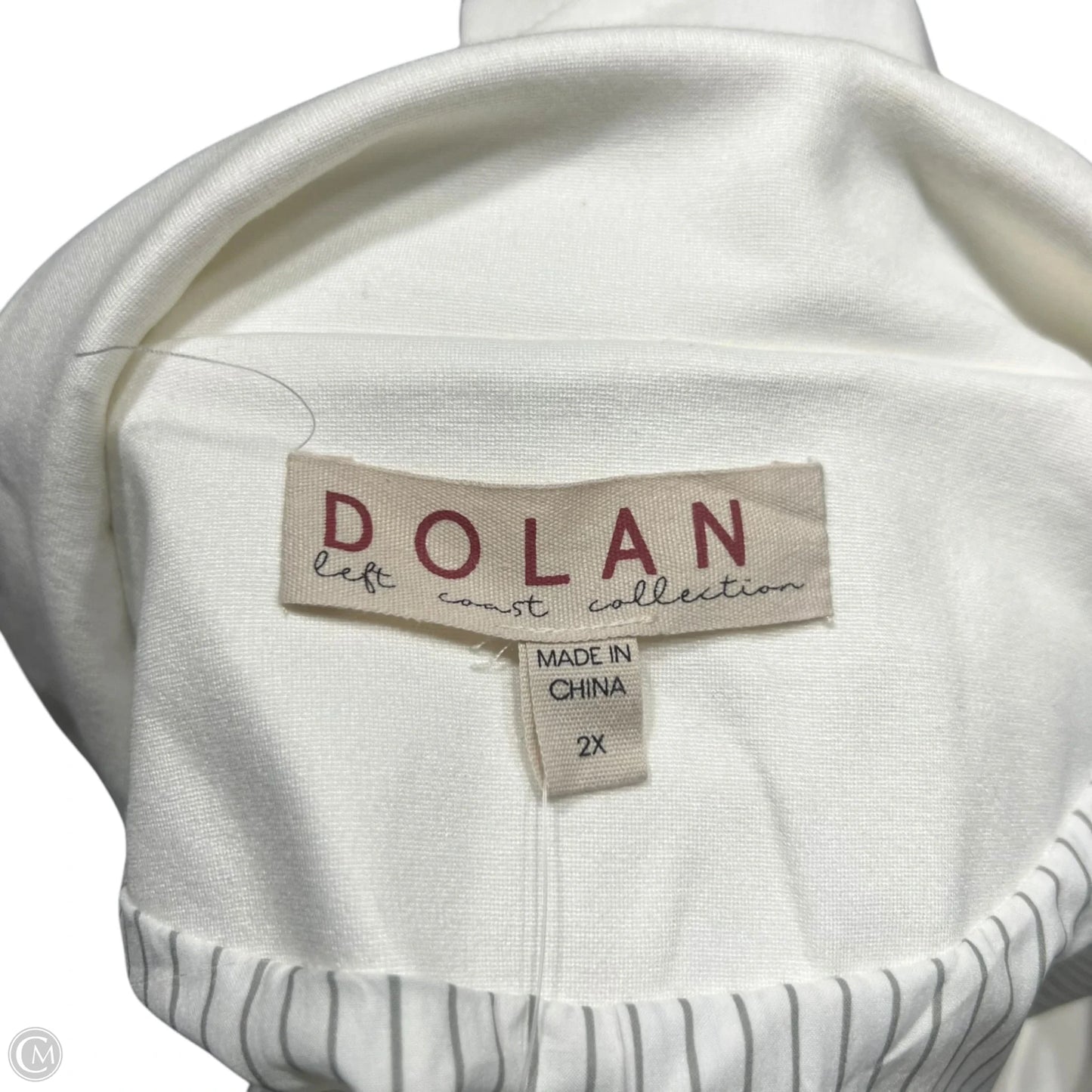 Blazer By Dolan Left Coast In Cream, Size: 2x