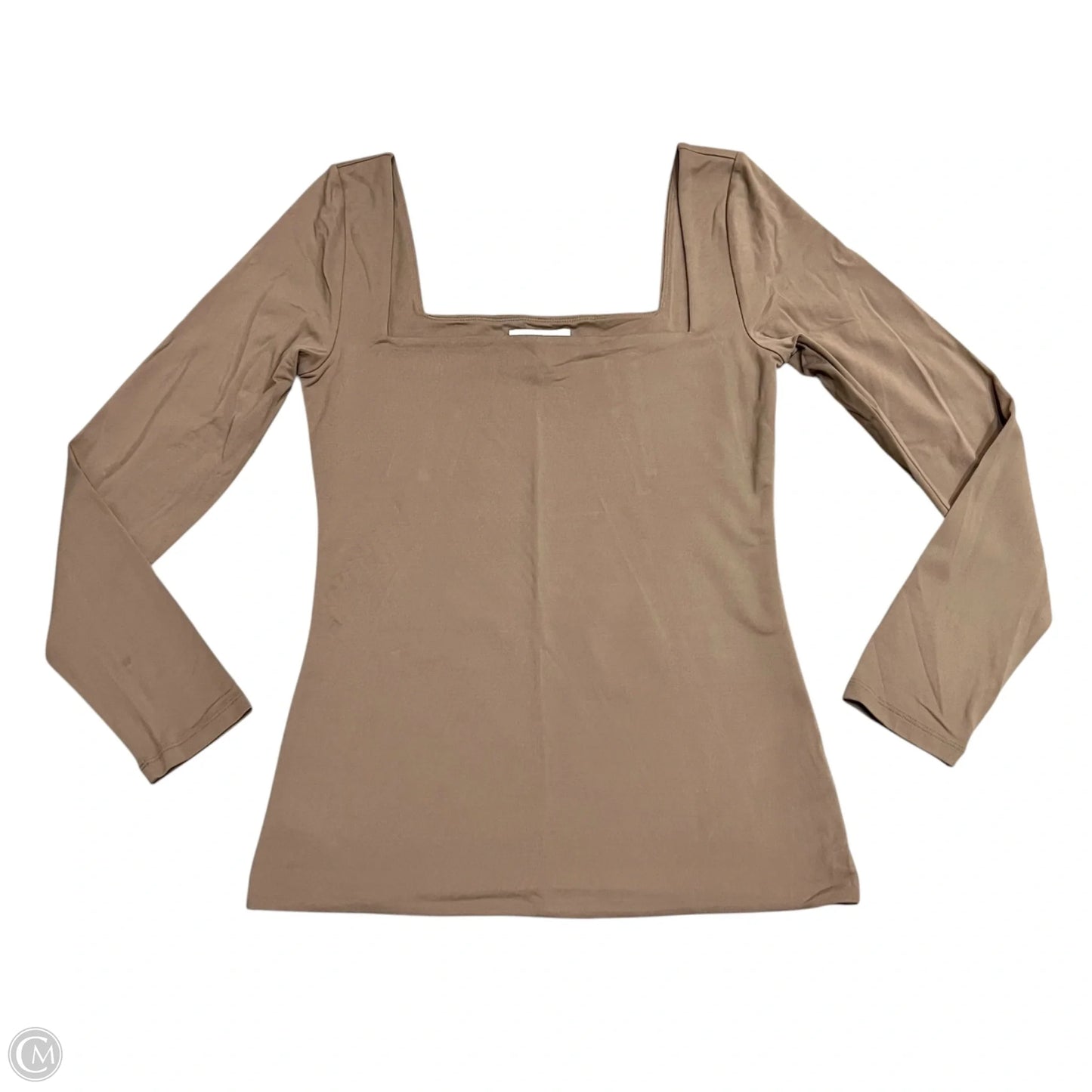 Top Long Sleeve Basic By Babaton In Brown, Size: L
