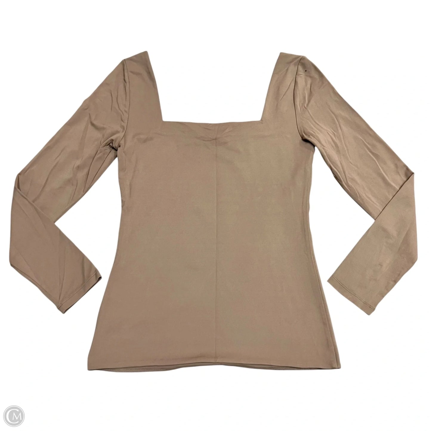 Top Long Sleeve Basic By Babaton In Brown, Size: L