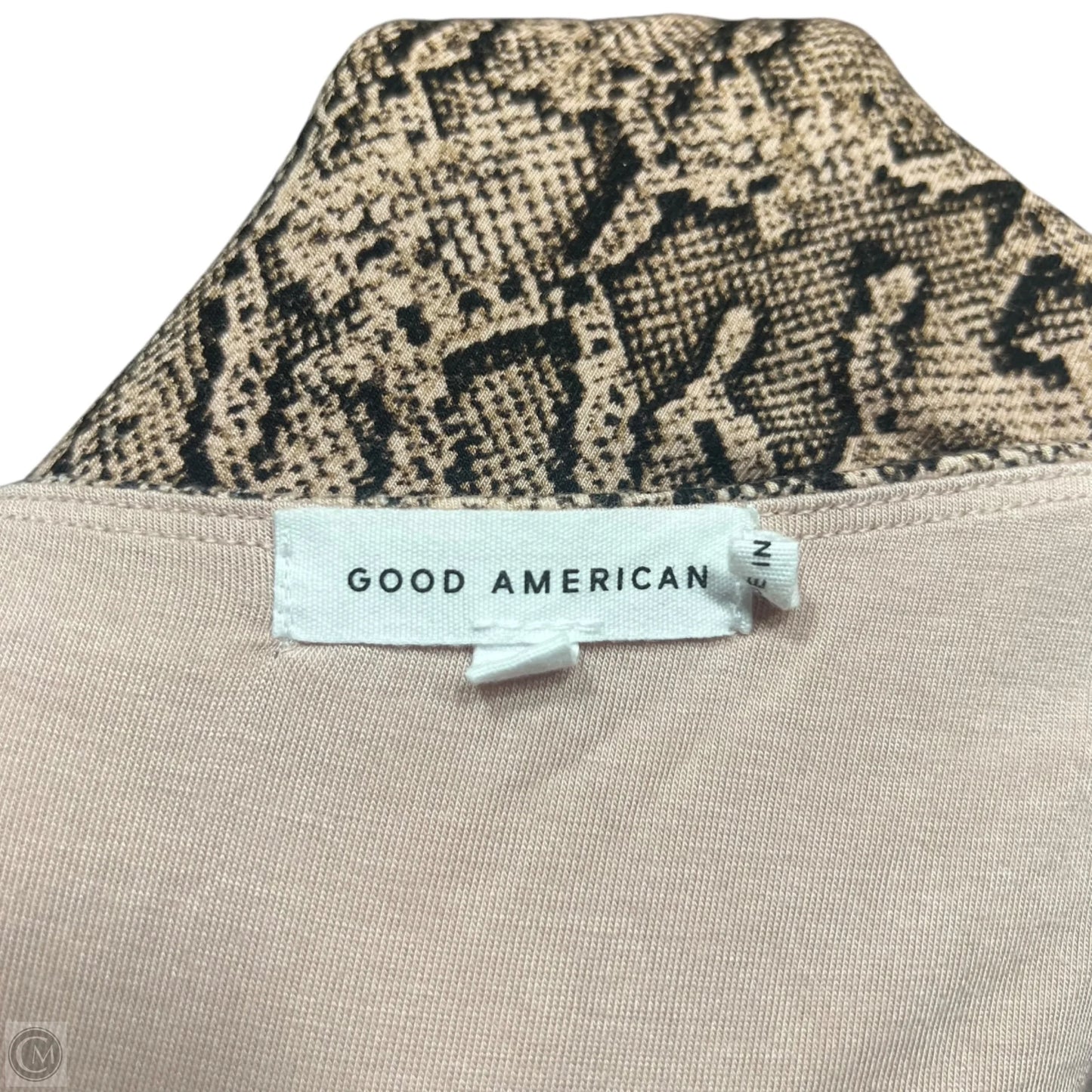Bodysuit By Good American In Snakeskin Print, Size: S