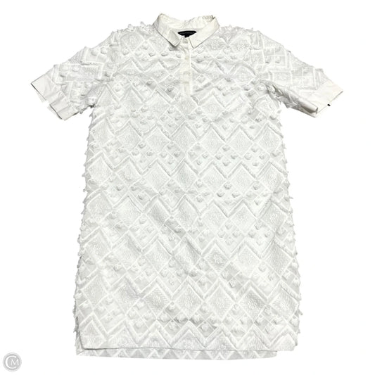 Dress Casual Midi By Banana Republic In White, Size: L