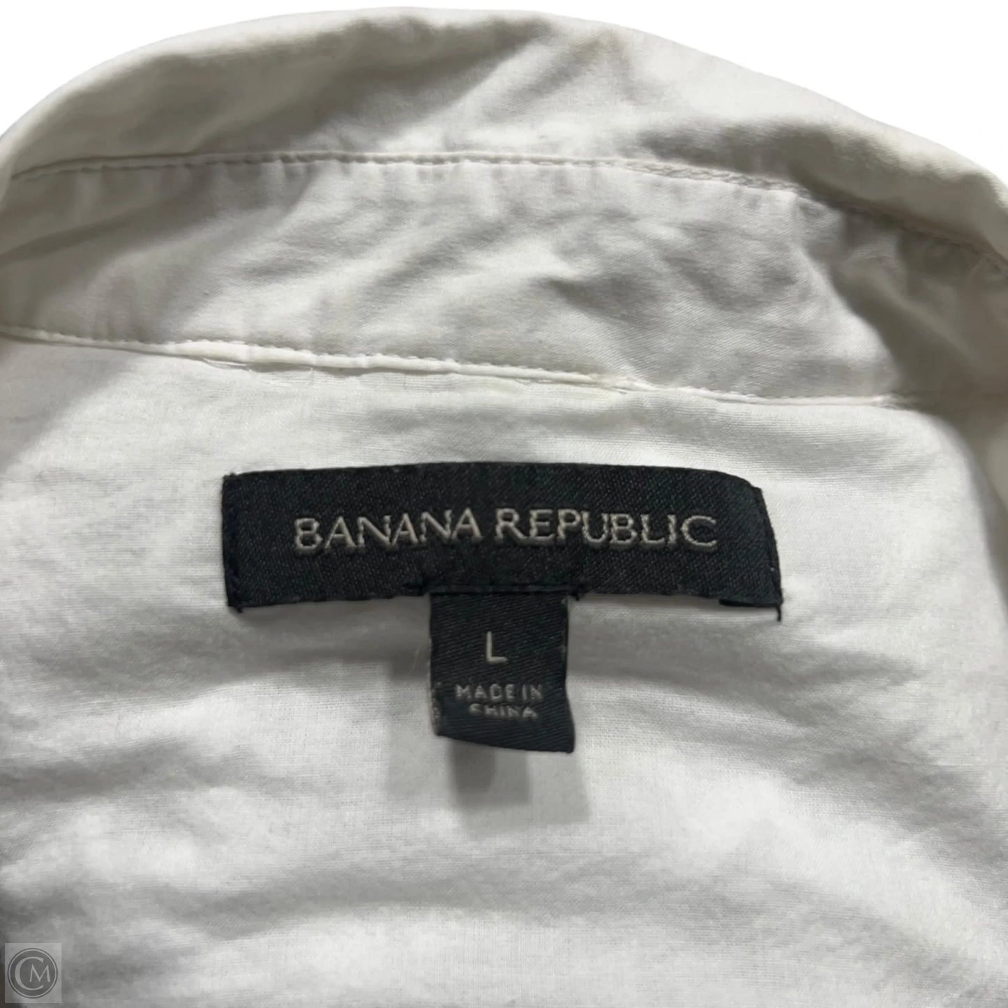 Dress Casual Midi By Banana Republic In White, Size: L