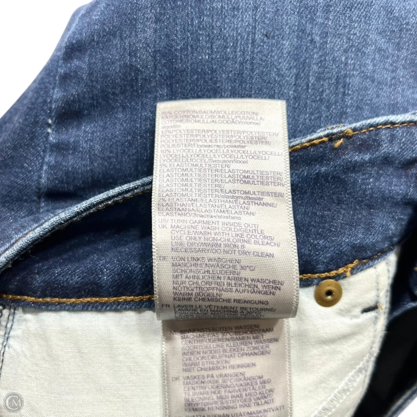 Jeans Straight By Not Your Daughters Jeans In Blue Denim, Size: 2