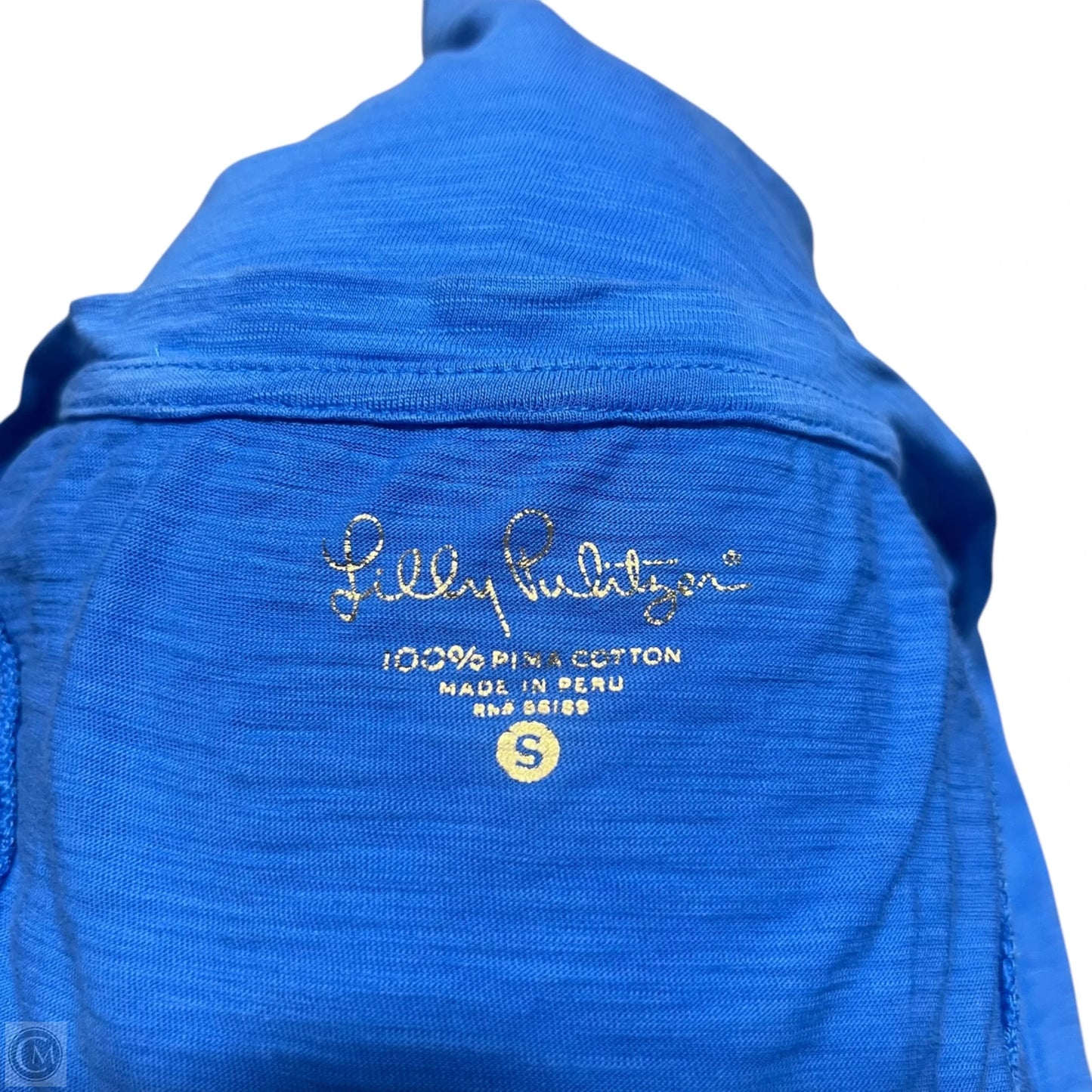 Top Sleeveless Designer By Lilly Pulitzer In Blue, Size: S