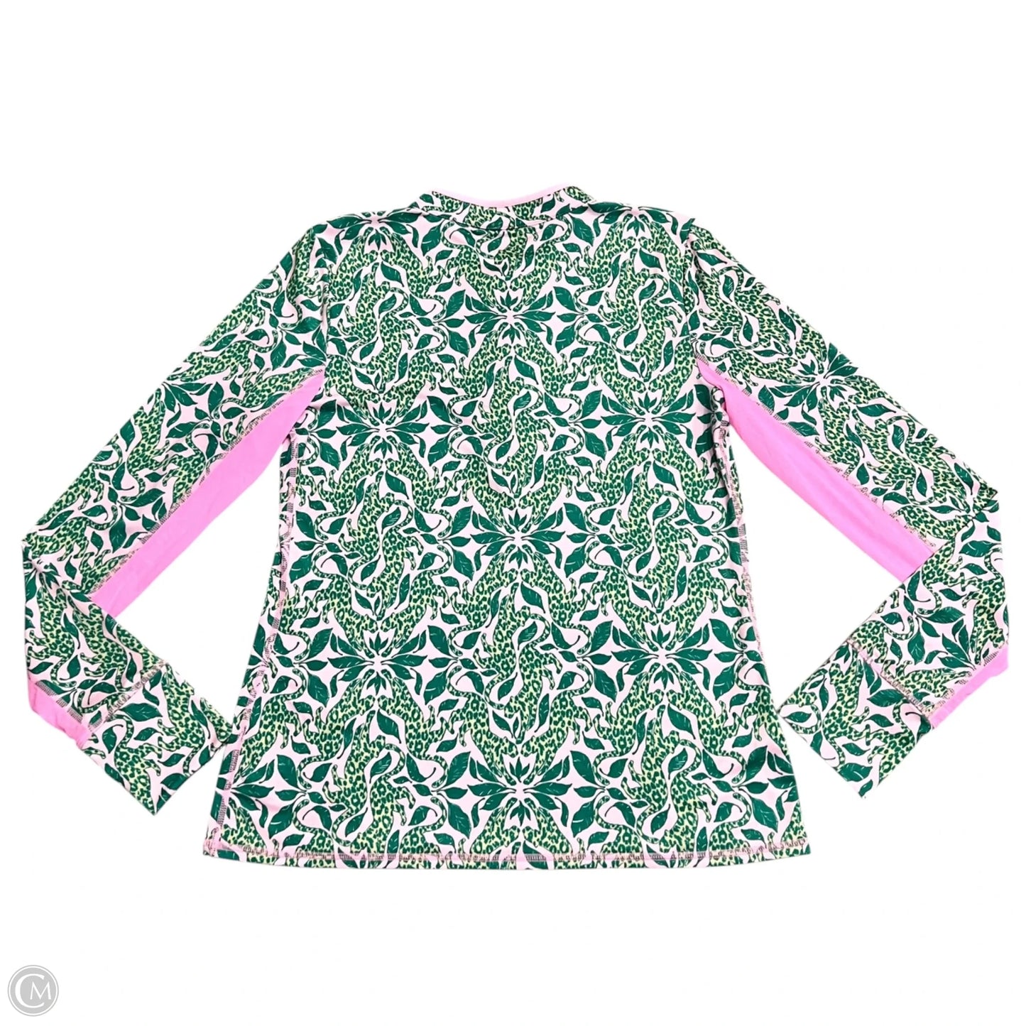Sweatshirt Designer By Lilly Pulitzer In Green & Pink, Size: S