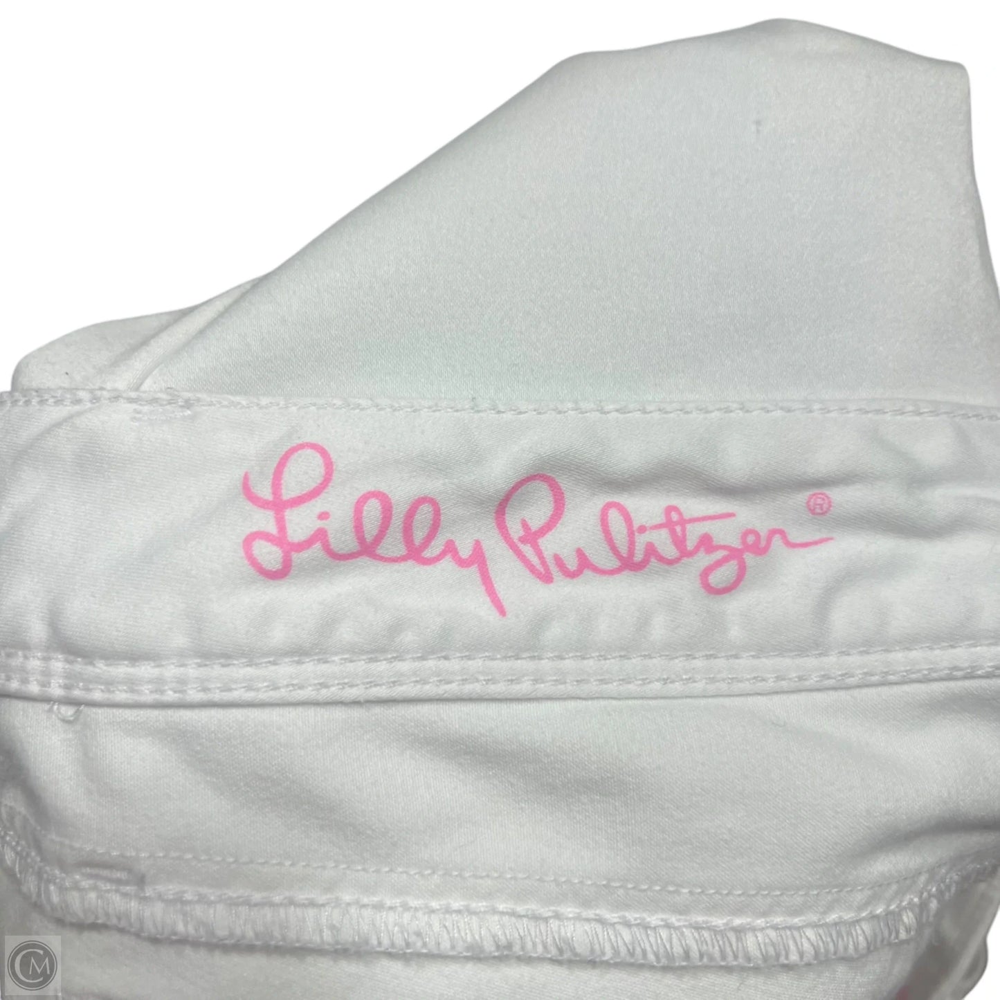 Jeans Designer By Lilly Pulitzer In White Denim, Size: 2