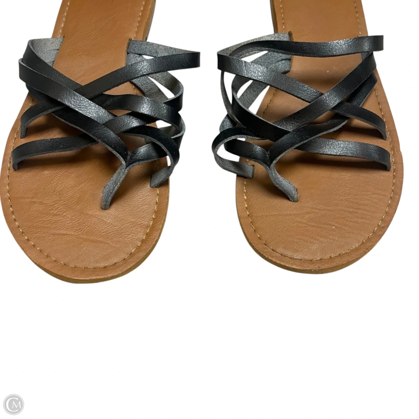 Sandals Flats By Universal Thread In Black & Brown, Size: 11