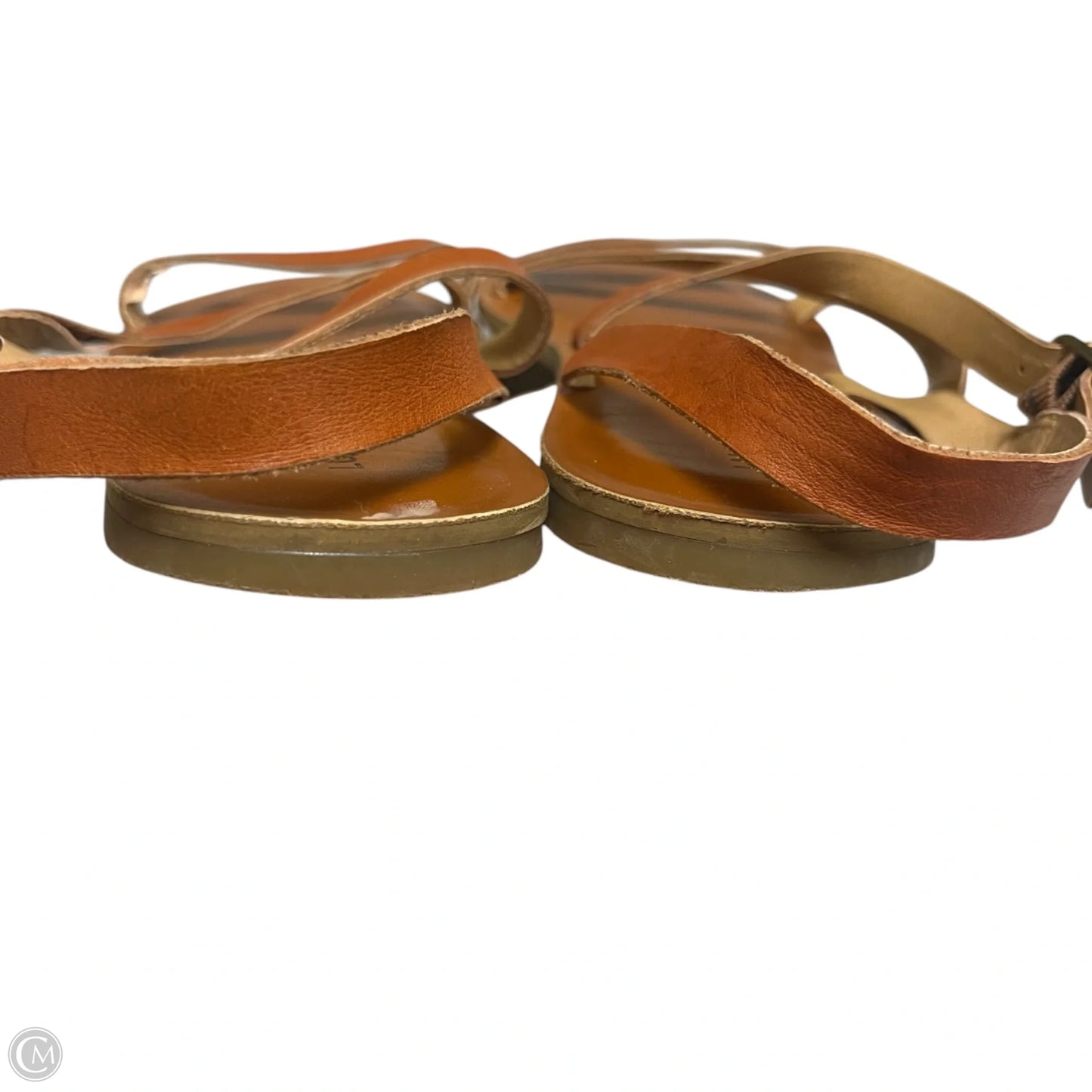 Sandals Flats By Lucky Brand In Tan, Size: 12