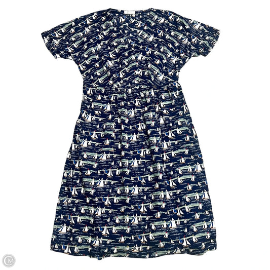 Dress Casual Maxi By Seasalt Cornwall In Blue, Size: Xl