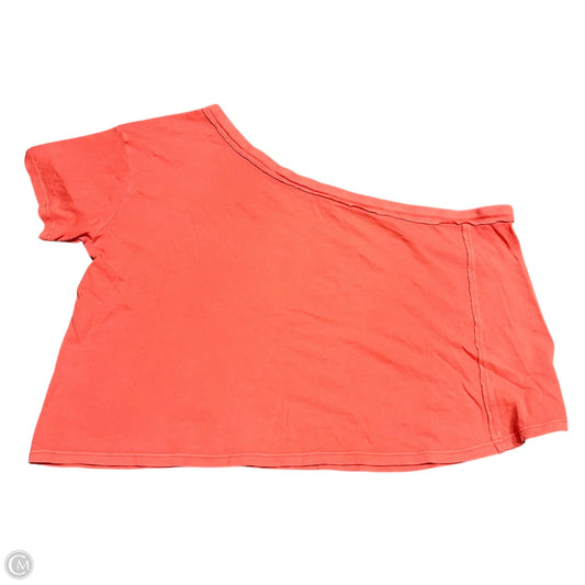 Top Short Sleeve By We The Free In Orange, Size: Xs