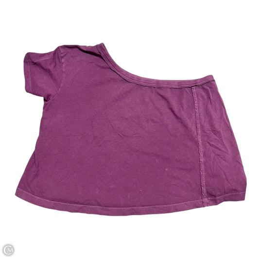 Top Short Sleeve By We The Free In Purple, Size: Xs