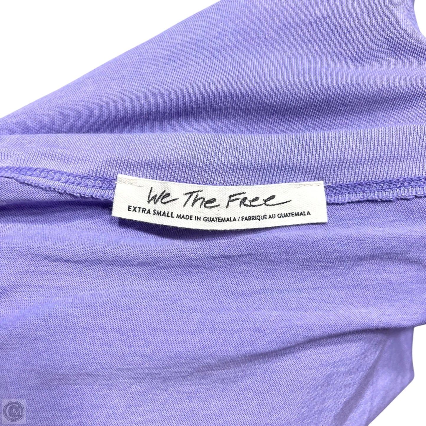 Top Short Sleeve By We The Free In Purple, Size: Xs