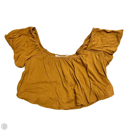 Top Short Sleeve By We The Free In Tan, Size: Xs