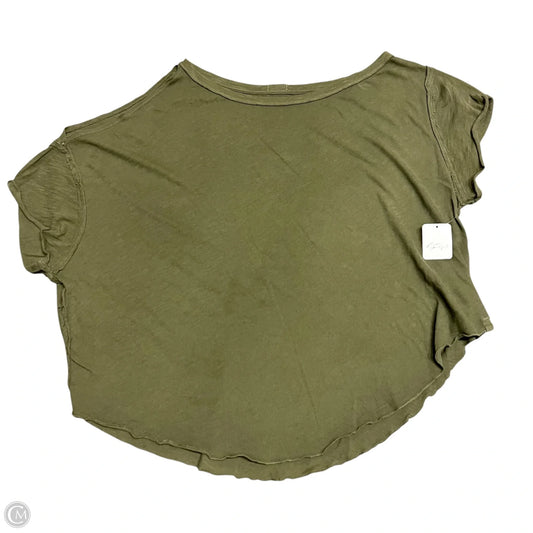 Top Short Sleeve By We The Free In Green, Size: Xs
