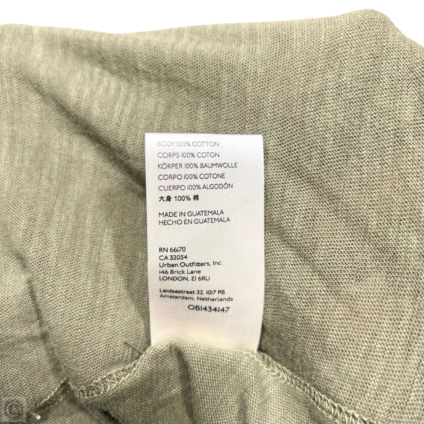 Top Short Sleeve By We The Free In Green, Size: Xs