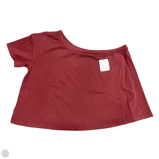 Top Short Sleeve By We The Free In Red, Size: Xs
