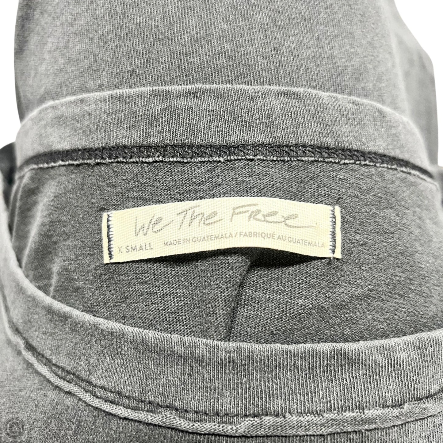 Top Short Sleeve By We The Free In Grey, Size: Xs