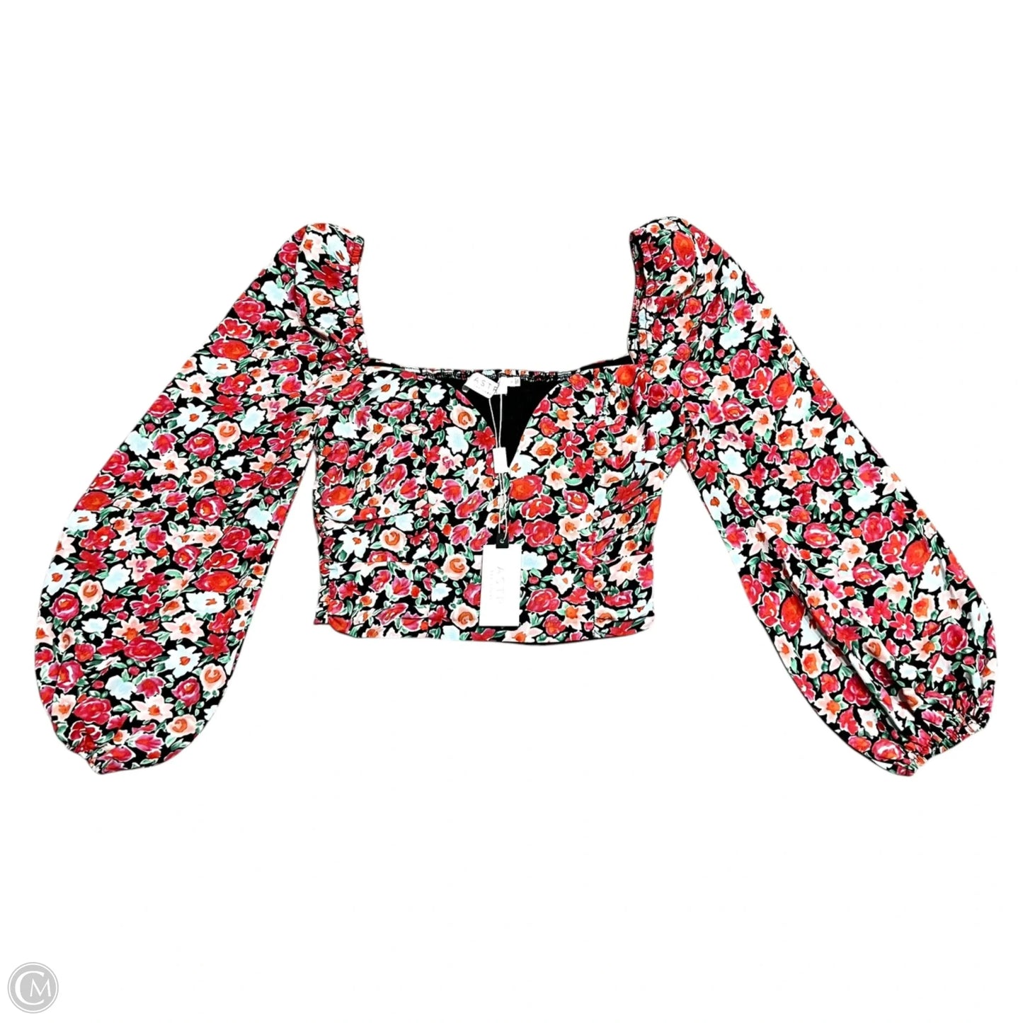 Top Long Sleeve By Astr The Label In Floral Print, Size: S