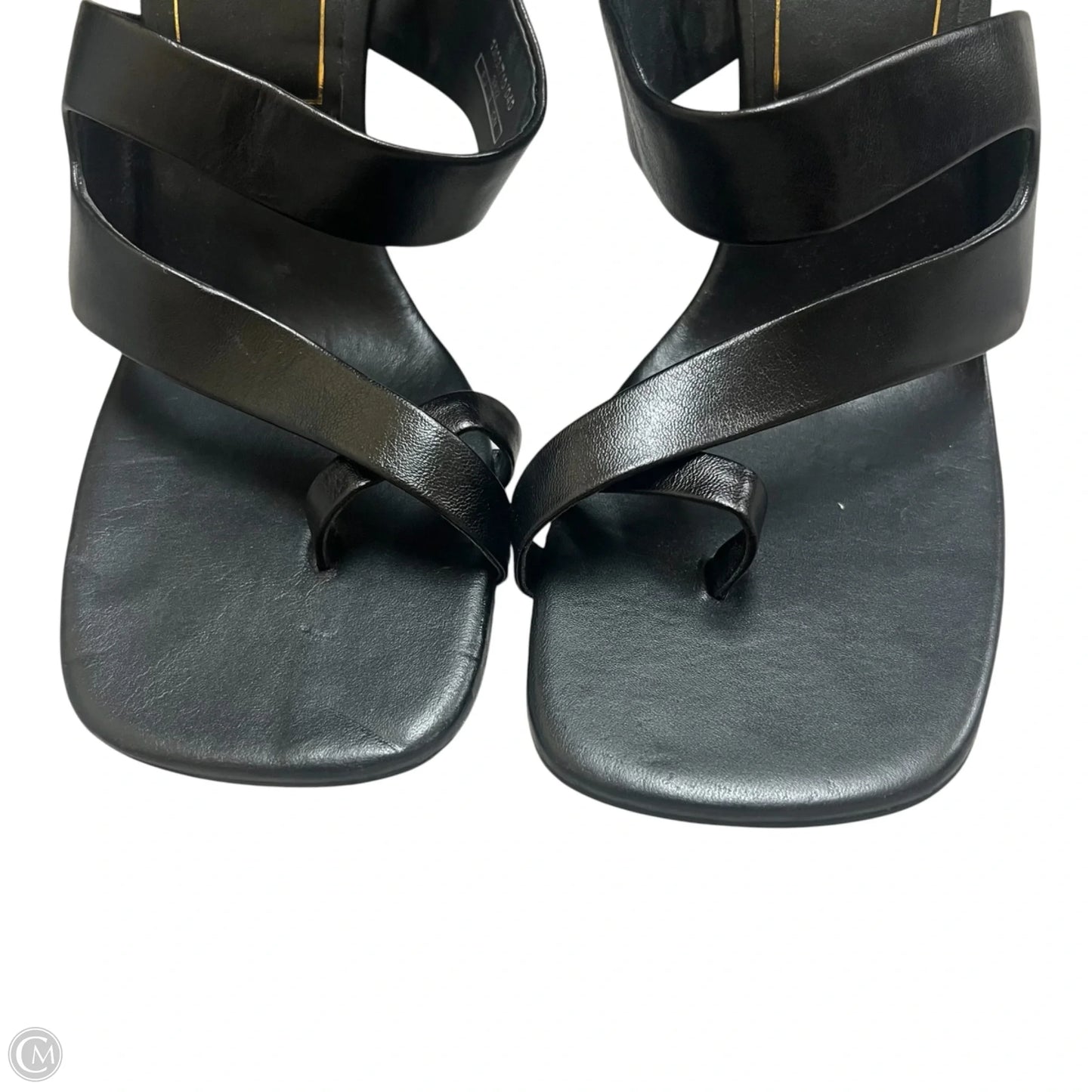 Sandals Heels Kitten By Zara In Black, Size: 8.5