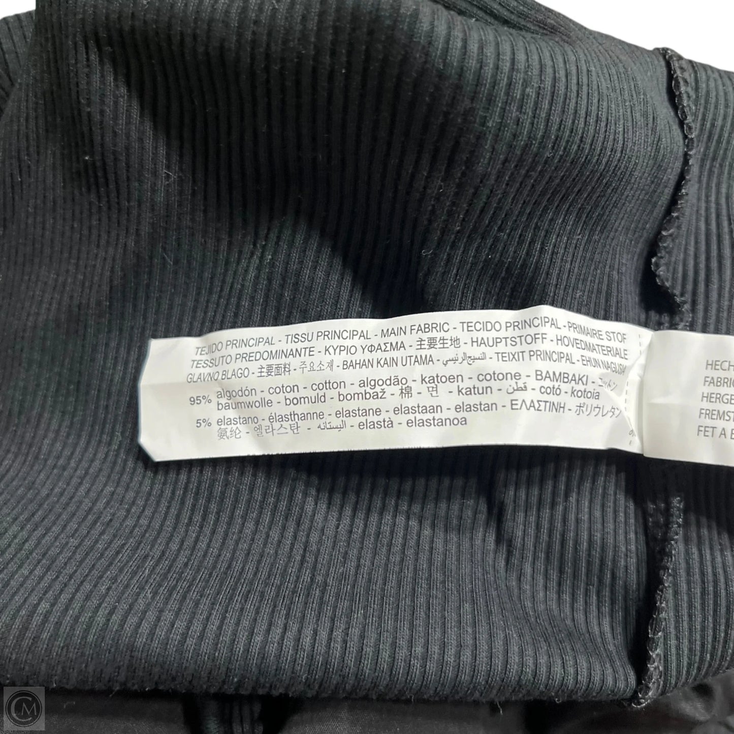 Top Sleeveless By Zara In Black, Size: L