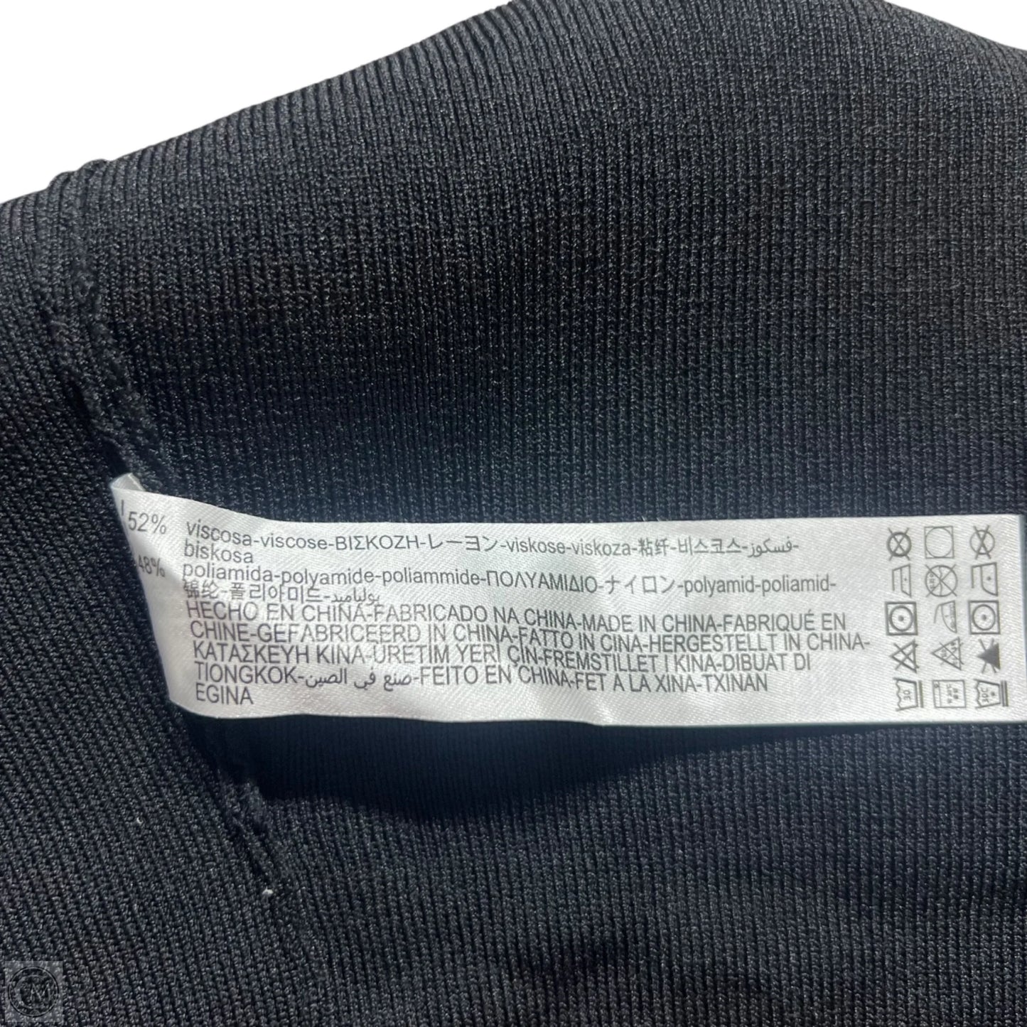 Top Sleeveless By Zara In Black, Size: L