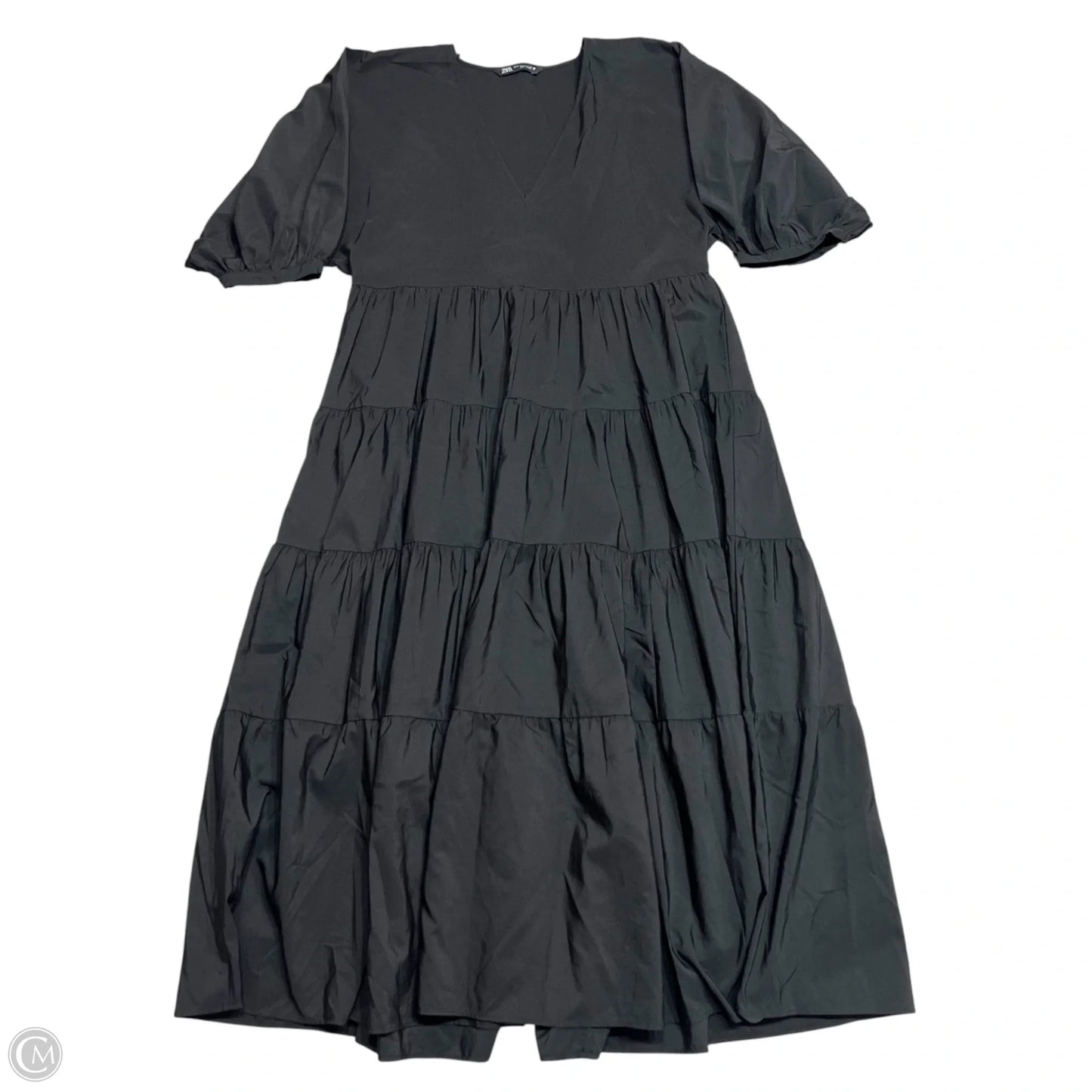 Dress Casual Maxi By Zara In Black, Size: M