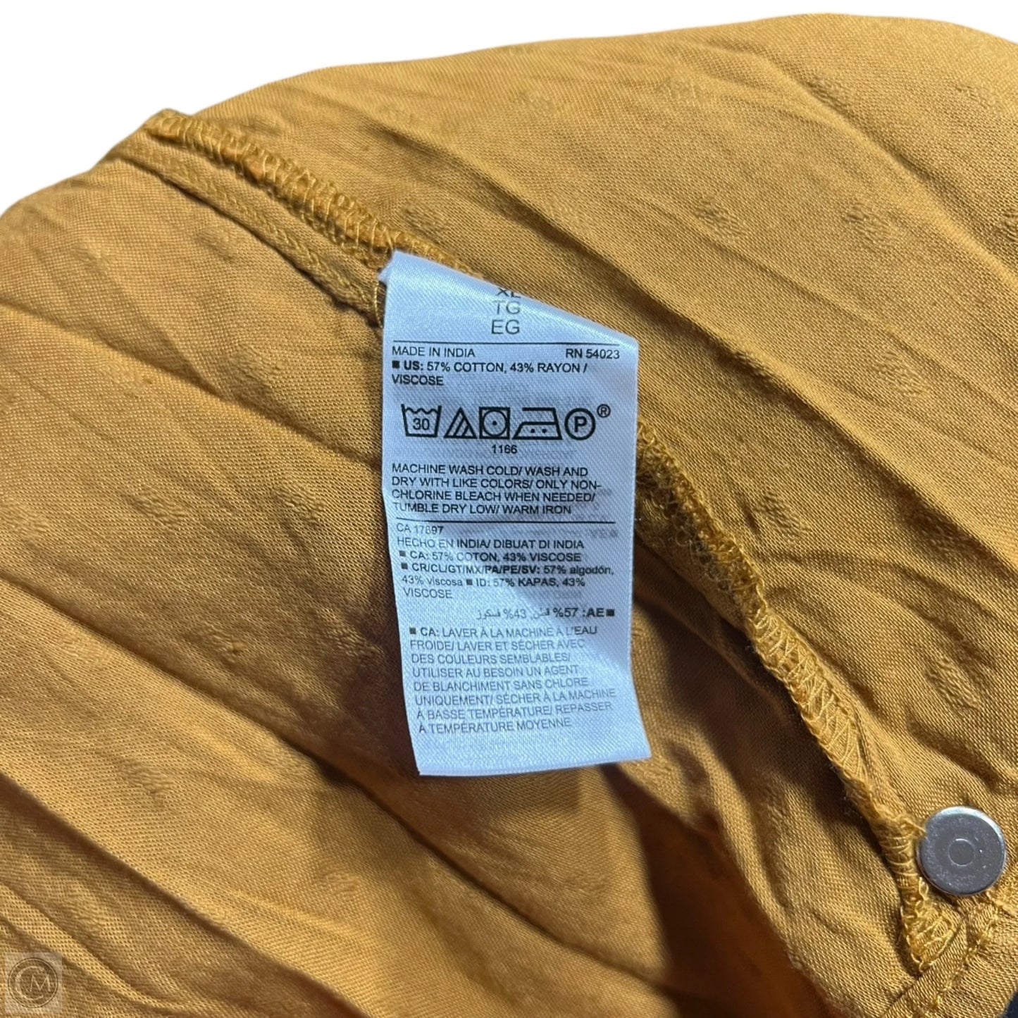 Dress Casual Maxi By Old Navy In Tan, Size: Xl