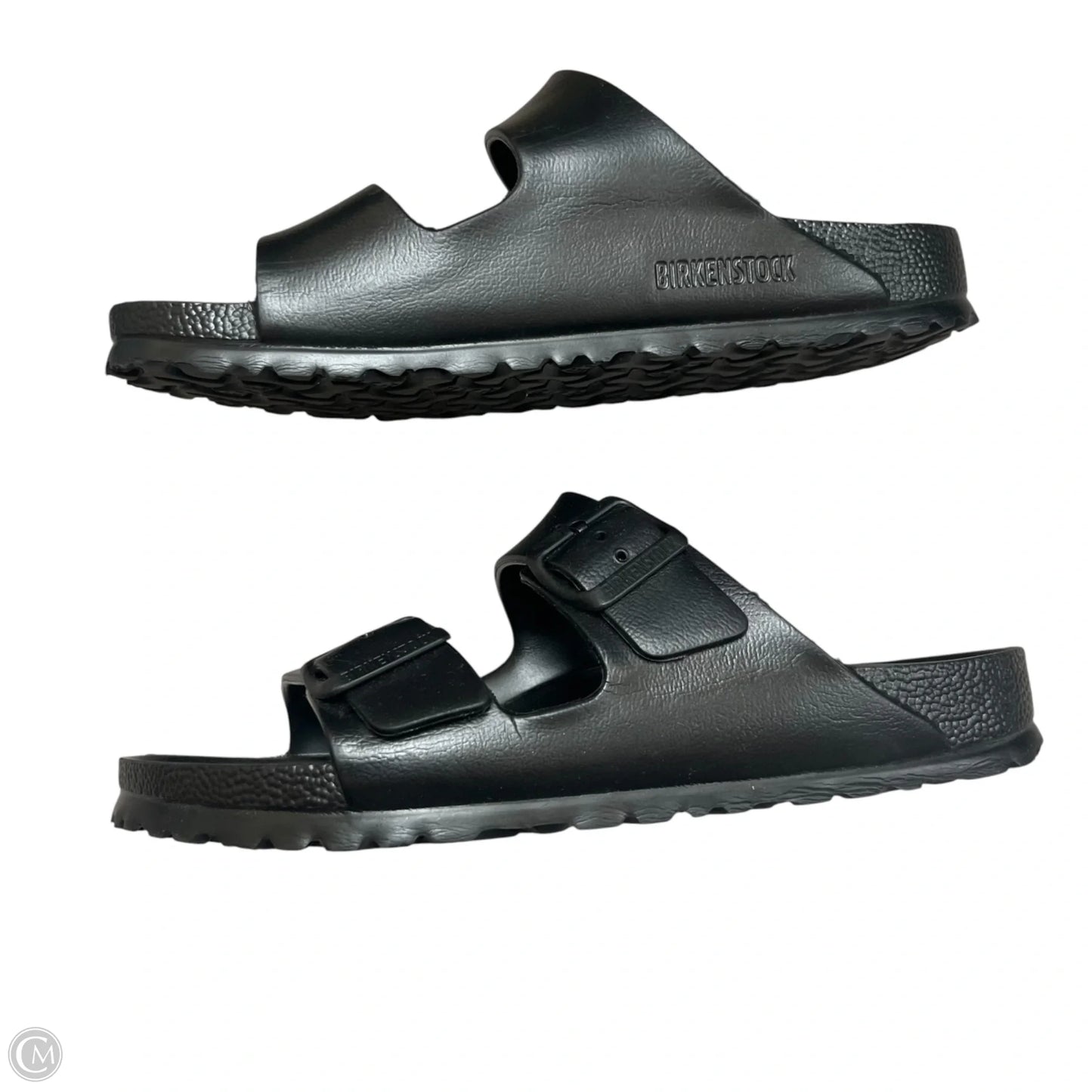 Sandals Flats By Birkenstock In Black, Size: 8.5