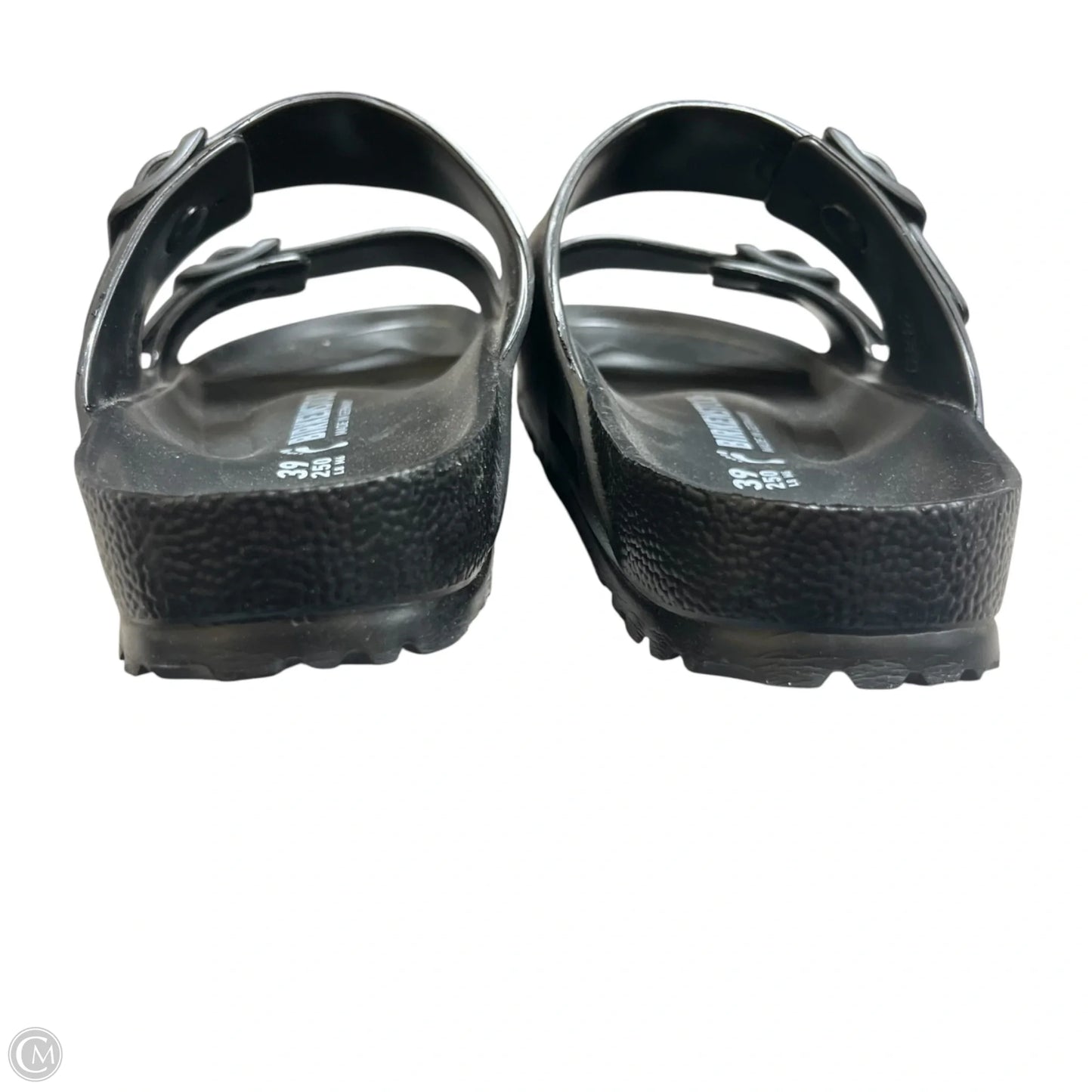 Sandals Flats By Birkenstock In Black, Size: 8.5