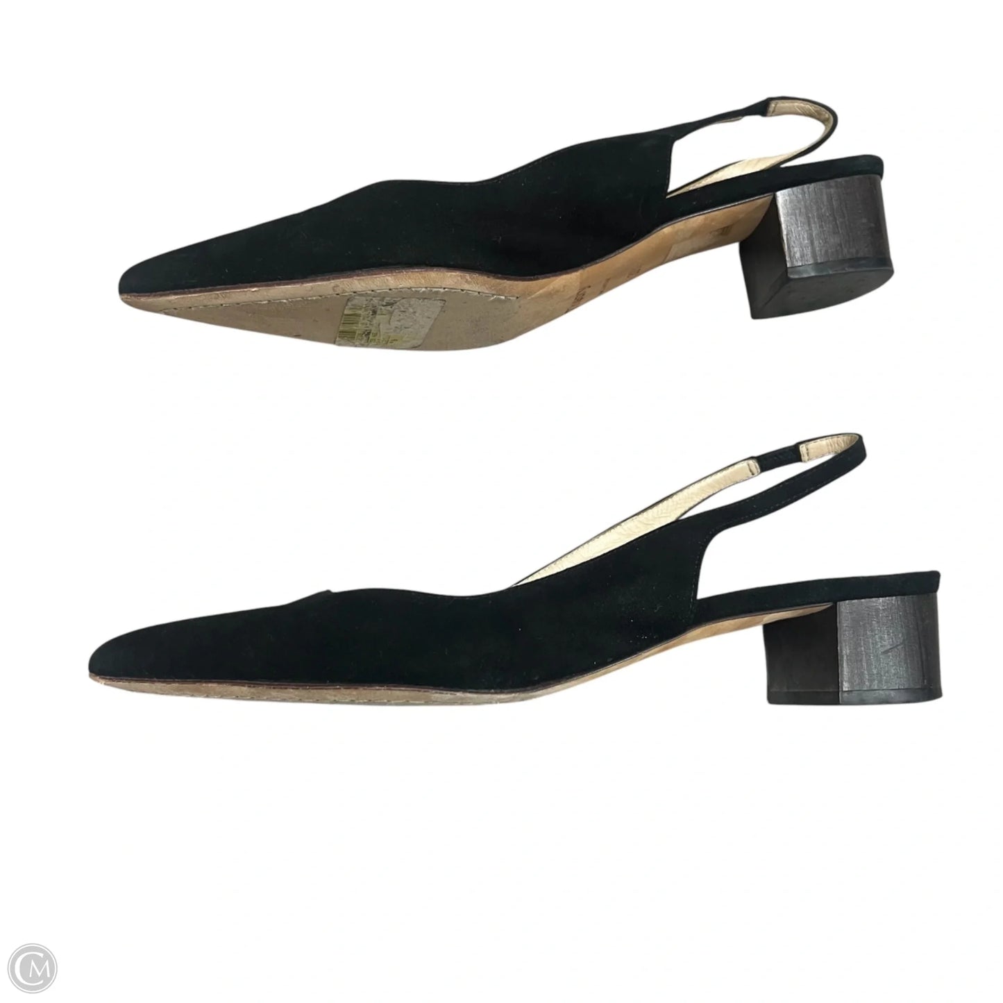 Shoes Heels Block By Theory In Black, Size: 9