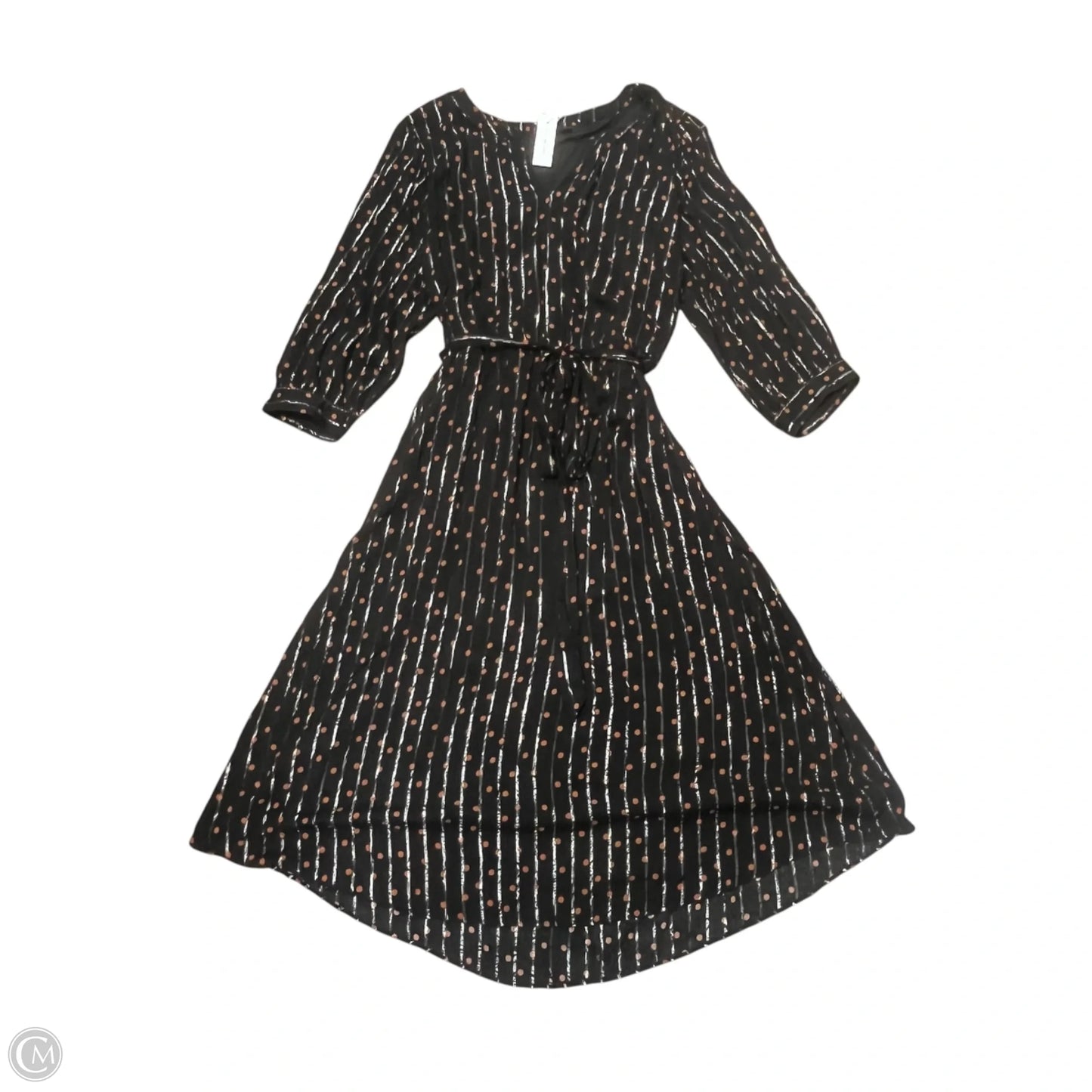 Dress Casual Maxi By Lane Bryant In Black & Orange, Size: 3x