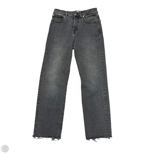 Jeans Straight By Madewell In Grey Denim, Size: 2