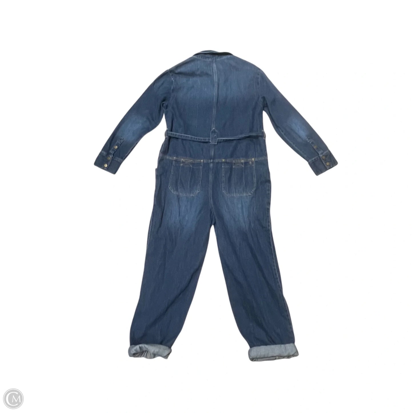 Jumpsuit By Pilcro In Blue Denim, Size: M