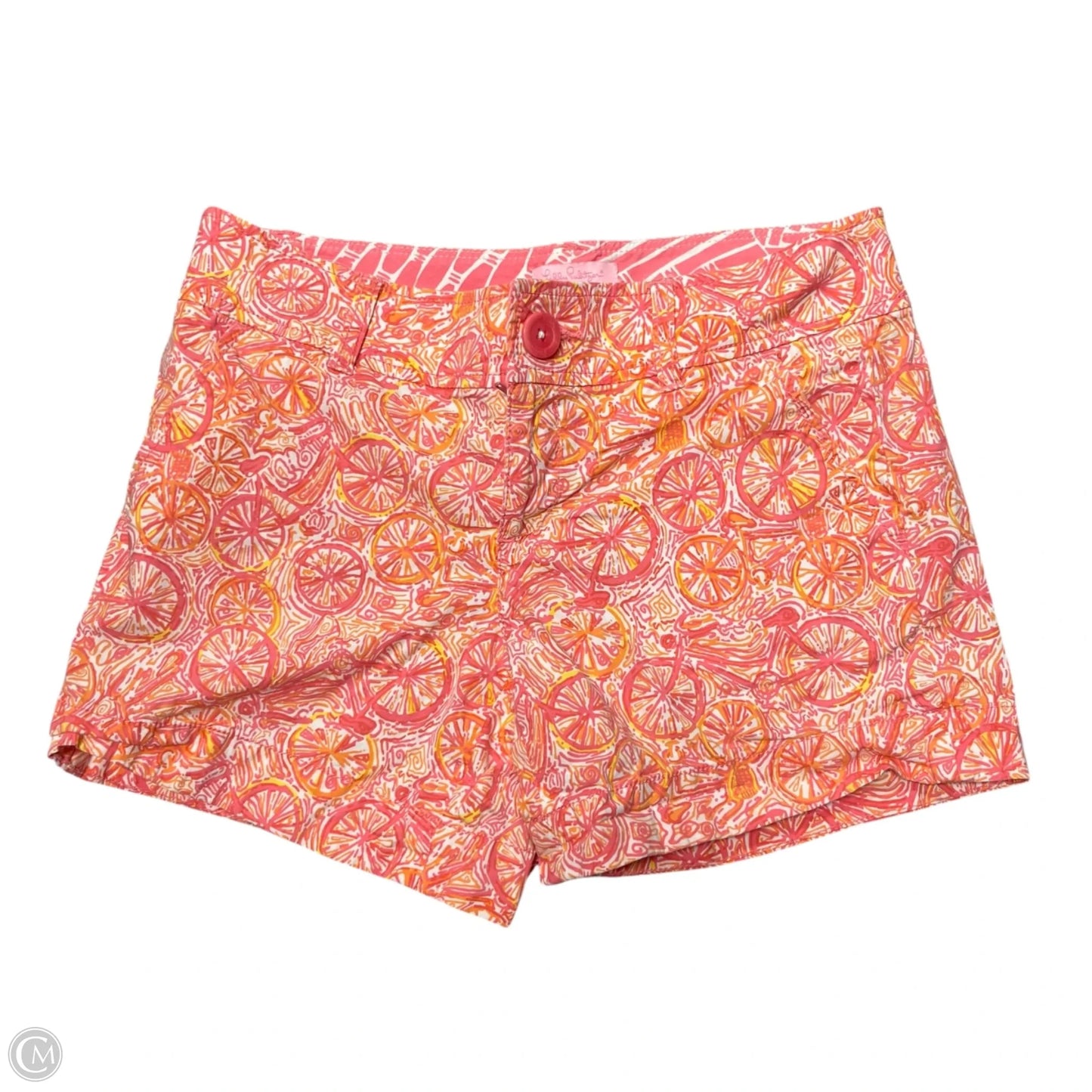 Shorts Designer By Lilly Pulitzer In Orange & Pink, Size: 2