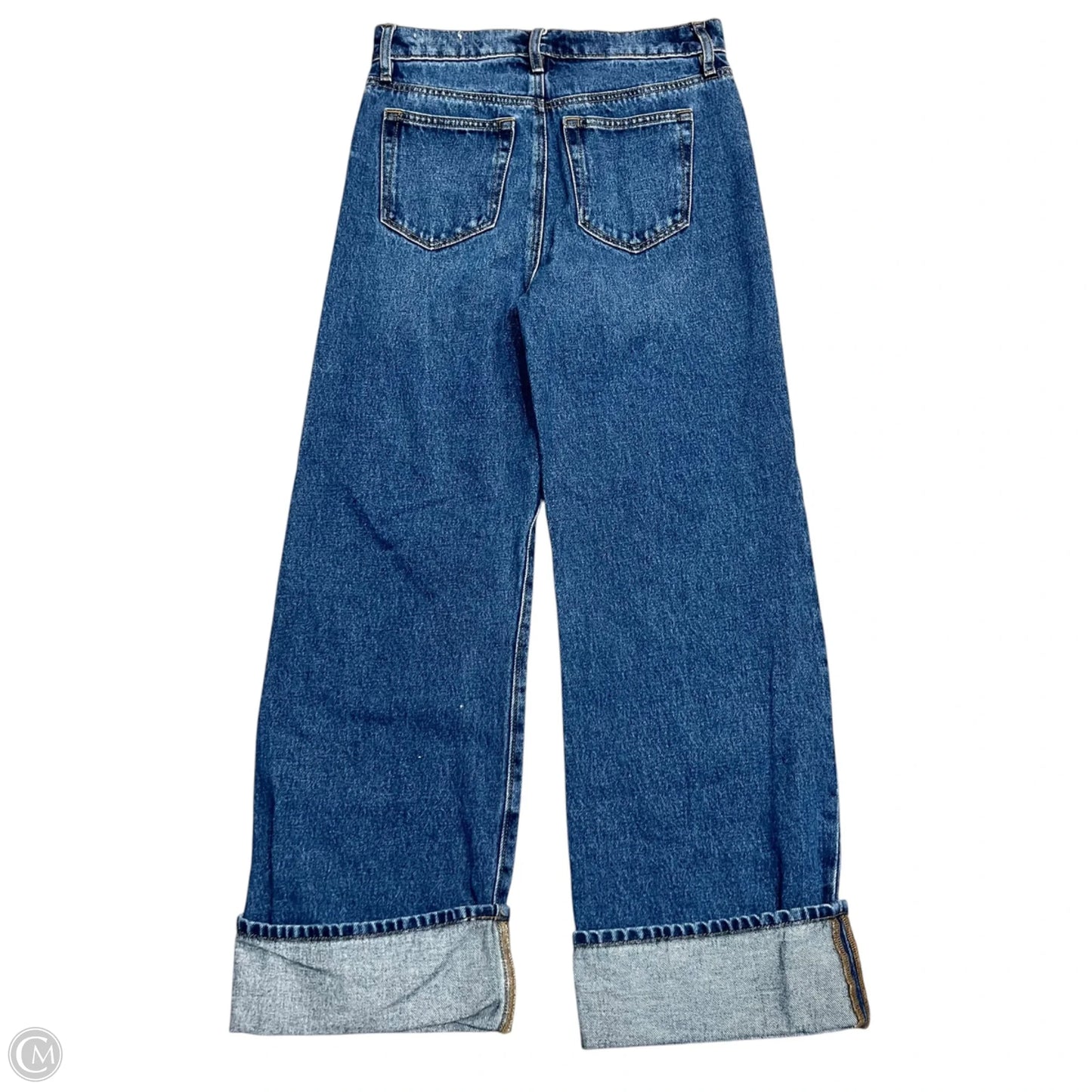 Jeans Wide Leg By Loft In Blue Denim, Size: 0