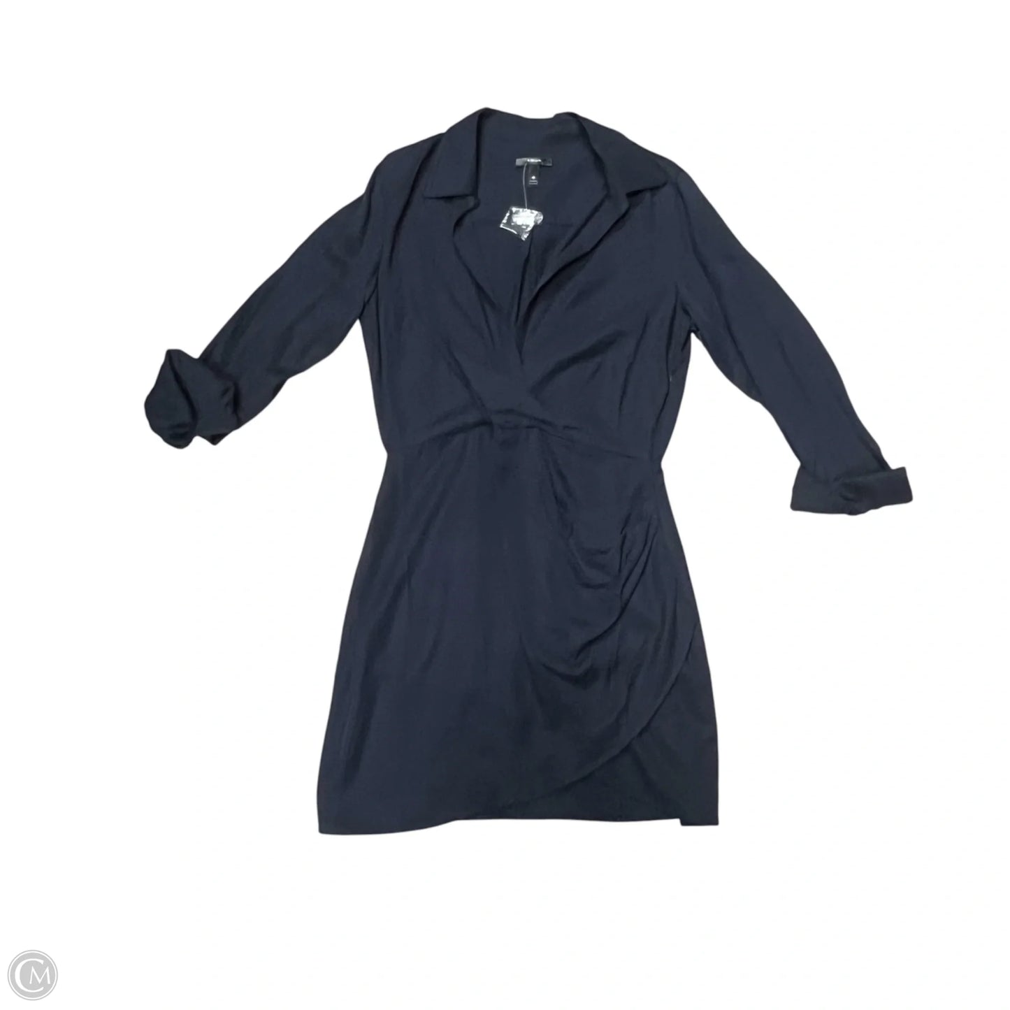 Dress Casual Midi By Aqua In Navy, Size: L