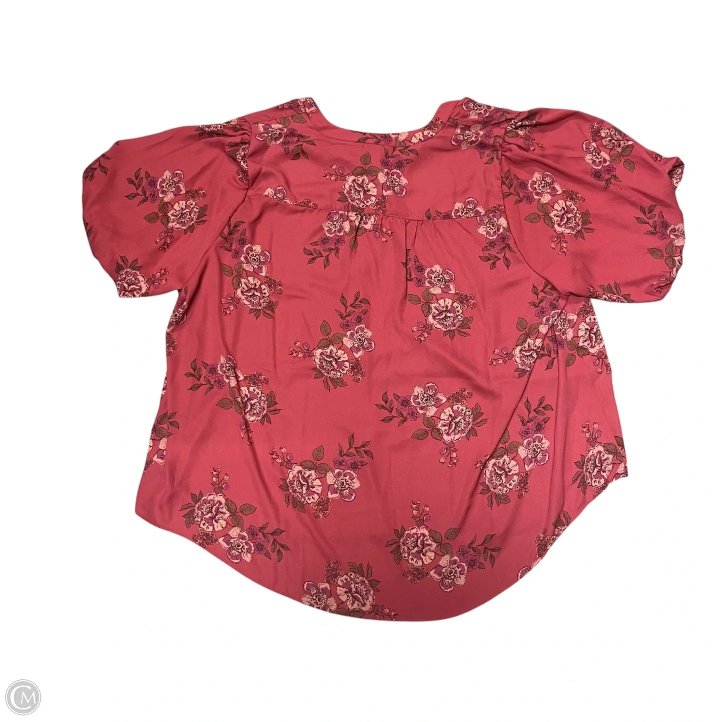 Top Short Sleeve By Torrid In Pink & Red, Size: 5X