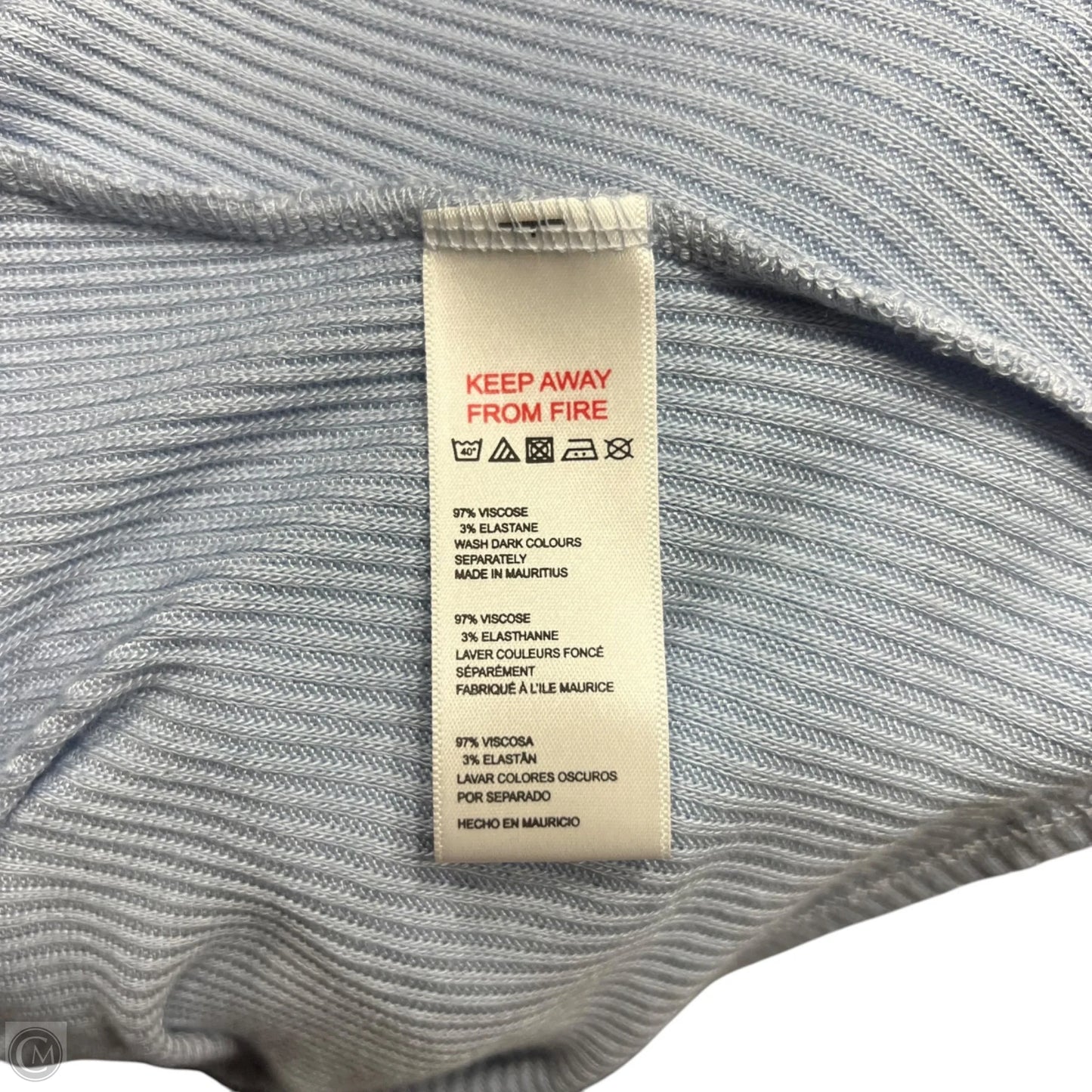 Top Long Sleeve By Urban Outfitters In Blue, Size: L